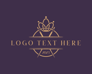 Alterations - Tiara Luxury Tailoring logo design