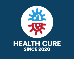 Medicine - Virus Medicine Capsule logo design