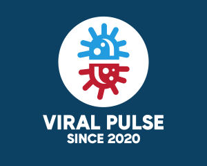 Virus - Virus Medicine Capsule logo design