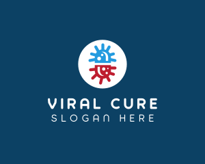 Disease - Virus Medical Capsule logo design