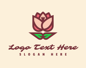 Dating Site - Sexy Rose Bosom logo design