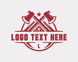 Remodeling - Carpentry Builder Tools logo design