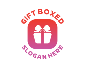 Gift Box App logo design