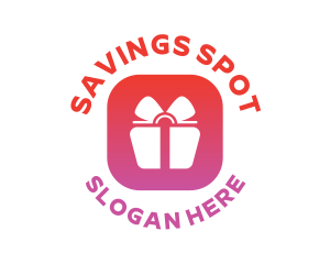 Bargain - Gift Box App logo design