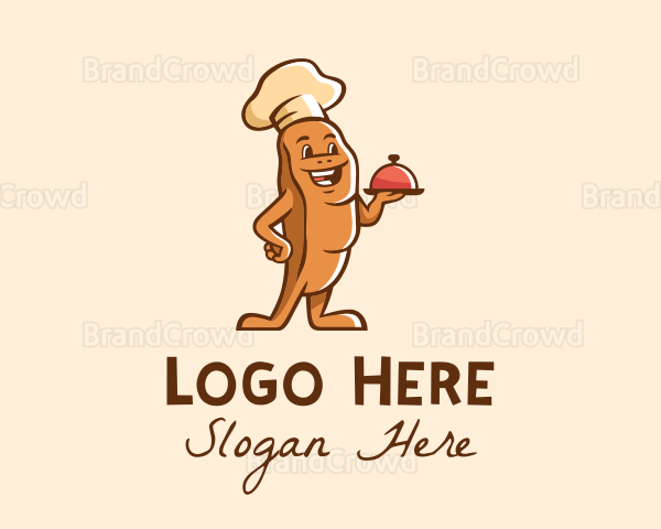 Baker Bread Bun Logo