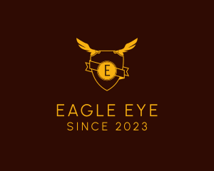 Eagle Wing Shield logo design