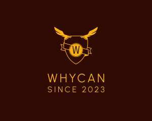Wildlife Sanctuary - Eagle Wing Shield logo design