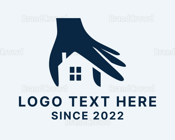 Hand House Renovation Logo