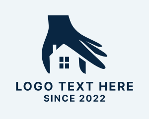Real Estate - Hand House Renovation logo design