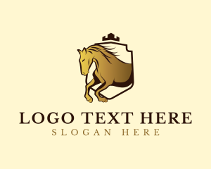 Stallion - Luxury Equine Horse logo design