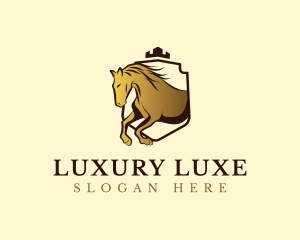 Luxury Equine Horse logo design