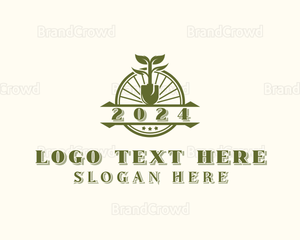 Wheel Tree Shovel Logo