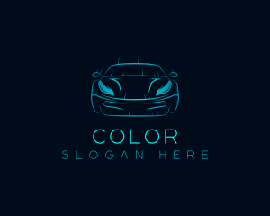 Automotive Race Car Logo