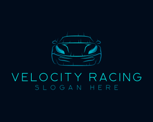 Automotive Race Car logo design