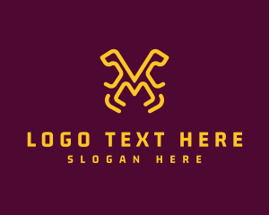Studio - Abstract Symbol Letter M logo design