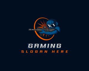 Competitive - Soldier Gun Gaming logo design