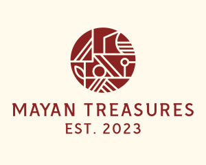 Mayan - Geometric Mayan Art logo design