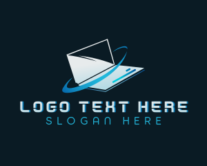 Cpu - Computer Laptop Tech logo design