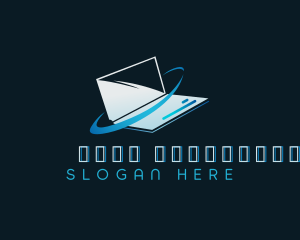 Computer Laptop Tech logo design
