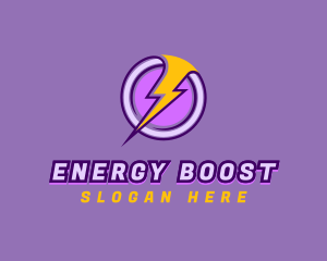 Power - Energy Lightning Power logo design