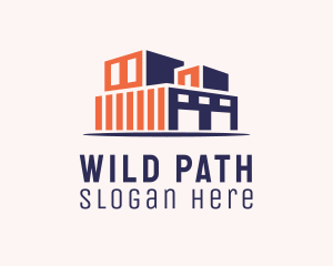 Storage Warehouse Building Logo