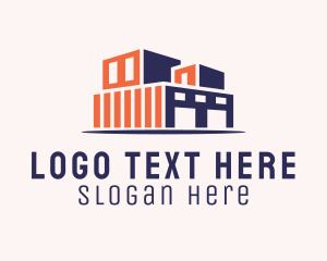 Storage Warehouse Building Logo