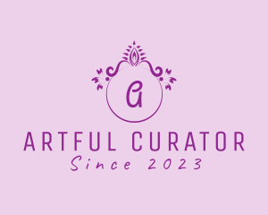 Victorian Elegant Ornament Boutique logo design