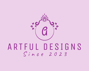 Victorian Elegant Ornament Boutique logo design