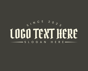 Shop - Medieval Generic Company logo design
