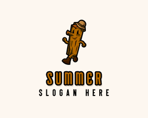 Log Camp Ranger  logo design