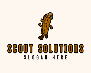 Scout - Log Camp Ranger logo design