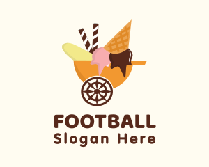 Ice Cream Cart  Logo