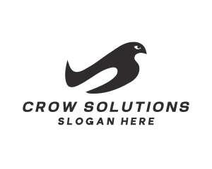 Crow - Pigeon Dove Bird logo design