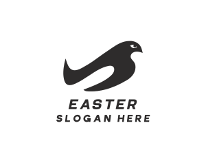 White Bird - Pigeon Dove Bird logo design