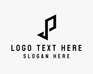Studio - Professional Agency Letter P logo design