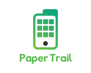 Document - Green Mobile Documents logo design