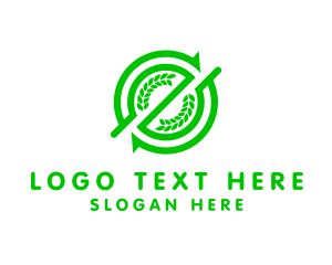 Micro Herb - Organic Farm Vegan logo design