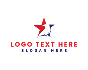 Star - Star Eagle Bird logo design