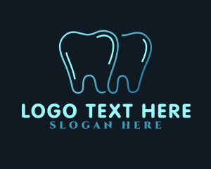 Teeth - Abstract Teeth Dentistry logo design