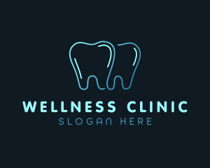 Clinic - Teeth Dentistry Clinic logo design