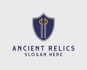 Ancient Rapier Sword logo design