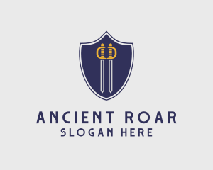 Ancient Rapier Sword logo design