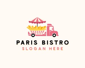 Fries Food Truck logo design