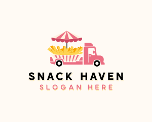 Fries Food Truck logo design