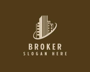 Building Real Estate Broker logo design