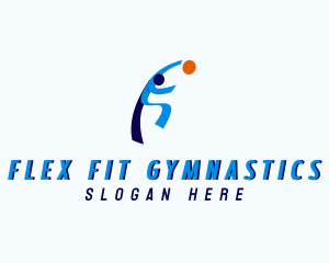 Athlete - Volleyball Sports Athlete logo design