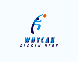 Sports - Volleyball Sports Athlete logo design