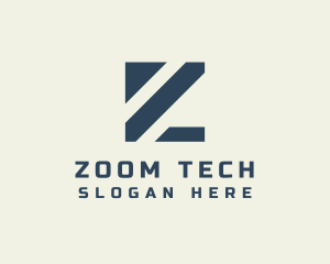 Tech Cyberspace Letter Z logo design