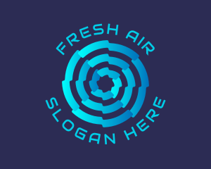 Air Conditioning Cooling logo design