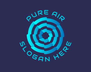 Air Conditioning Cooling logo design